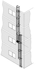 KRAUSE. Многосекционные настенные лестницы.